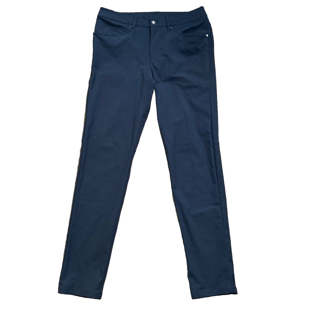 Lululemon ABC Pants Men's 30 (32x31) Gray 5 Pocket Slim Fit Stretch Warpstreme